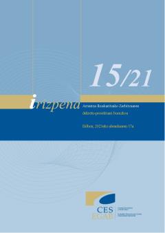 15/21 Irizpena Arrantza Ikuskaritzako Zerbitzuaren Dekretu-proiektuari buruzkoa